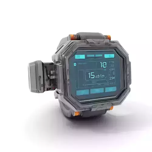 Futuristic Smartwatch Model Pack with Exposed Hardware Detailing Low-poly 3D model Futuristic Smartwatch Model Pack with Exposed Hardware Detailing Low-poly 3D model