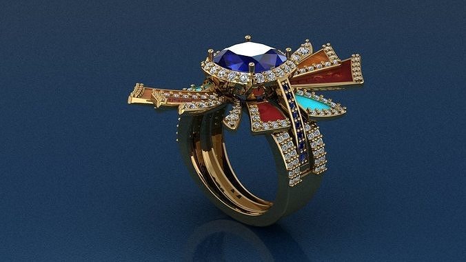 Radiance Ring 3D print model
