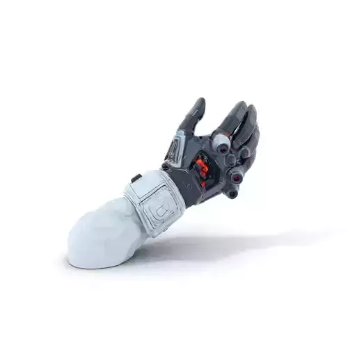 Futuristic Mechanical Glove Model Pack