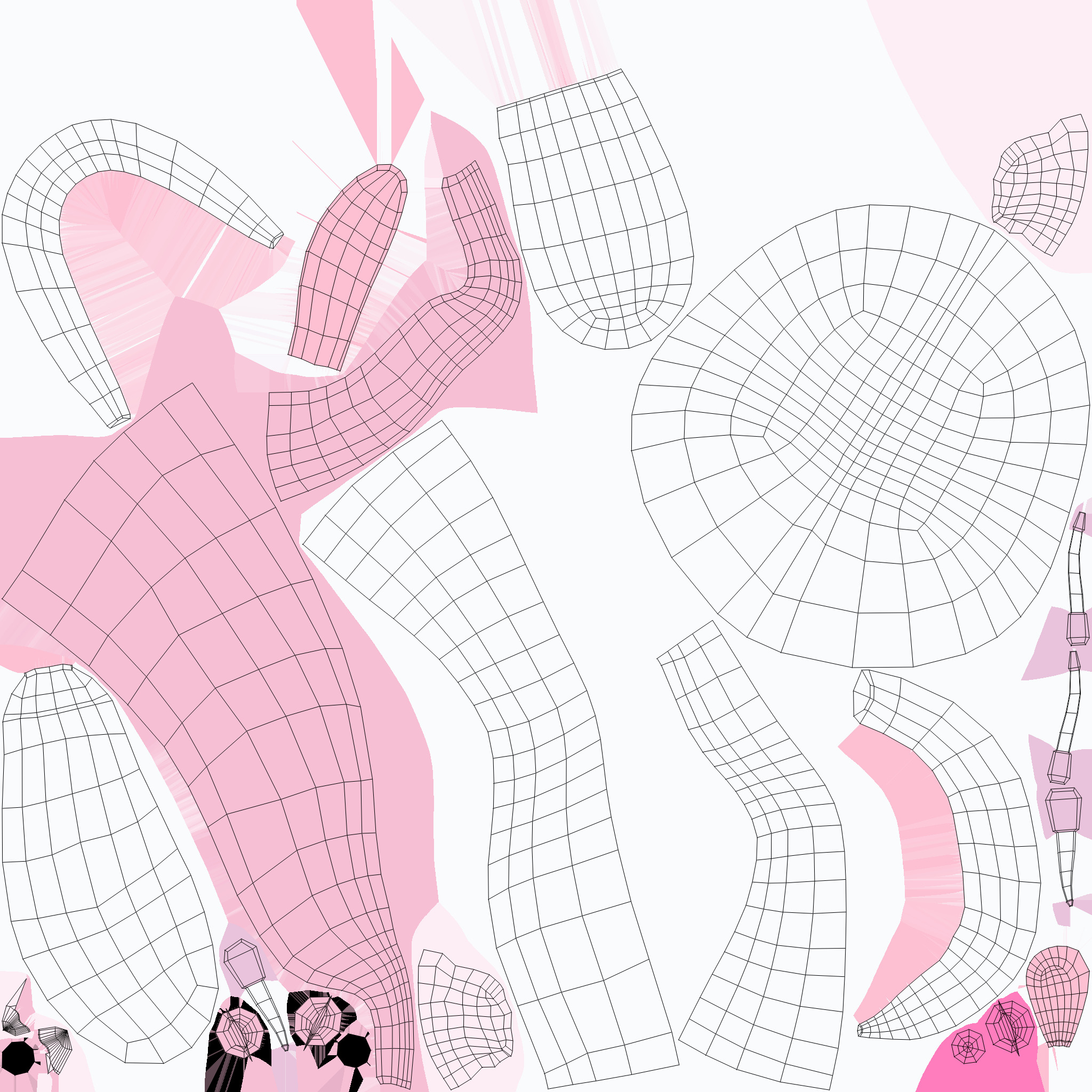 Bunny Hat Low-poly 3D model_10