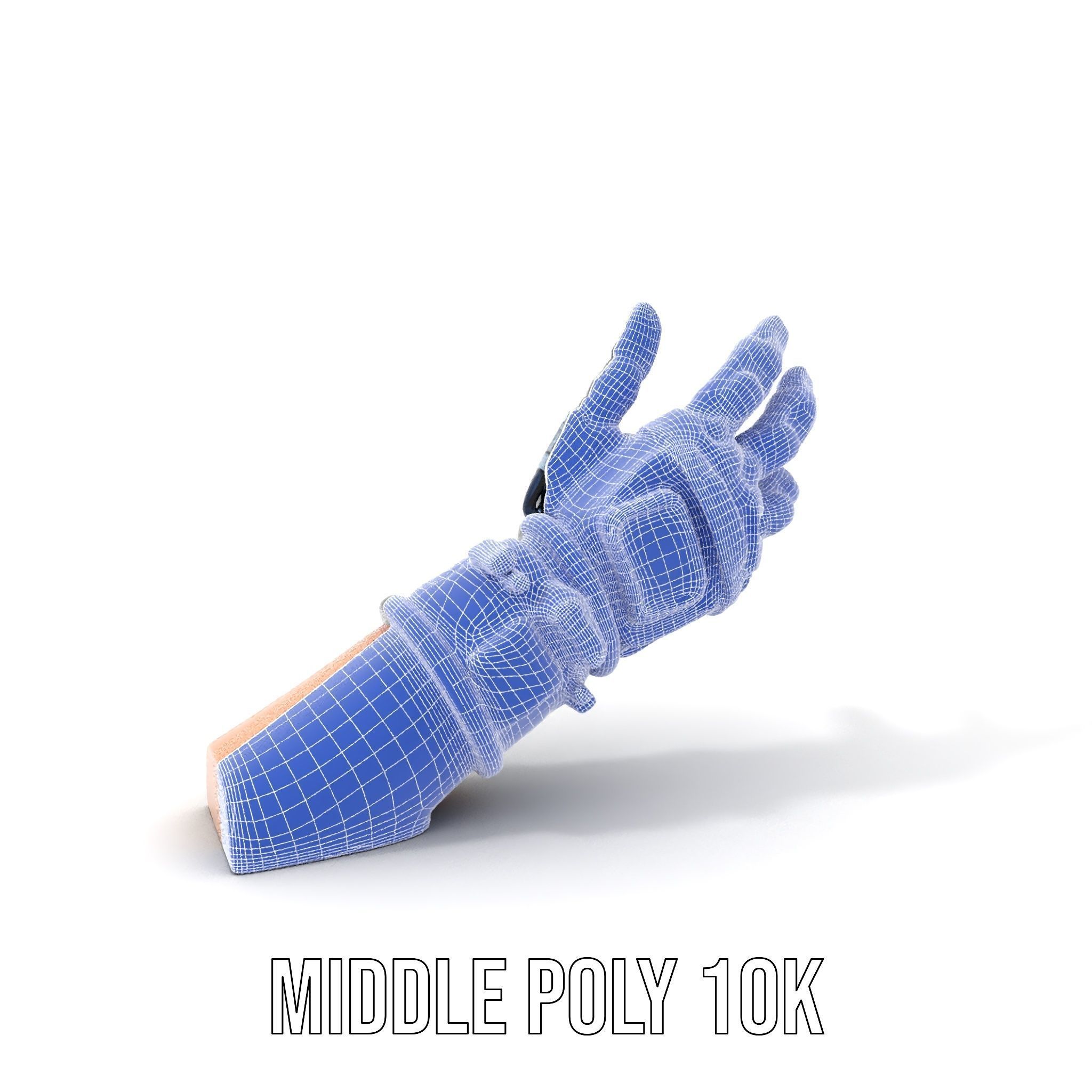 Futuristic Robotic Glove Model Pack Low-poly 3D model_21