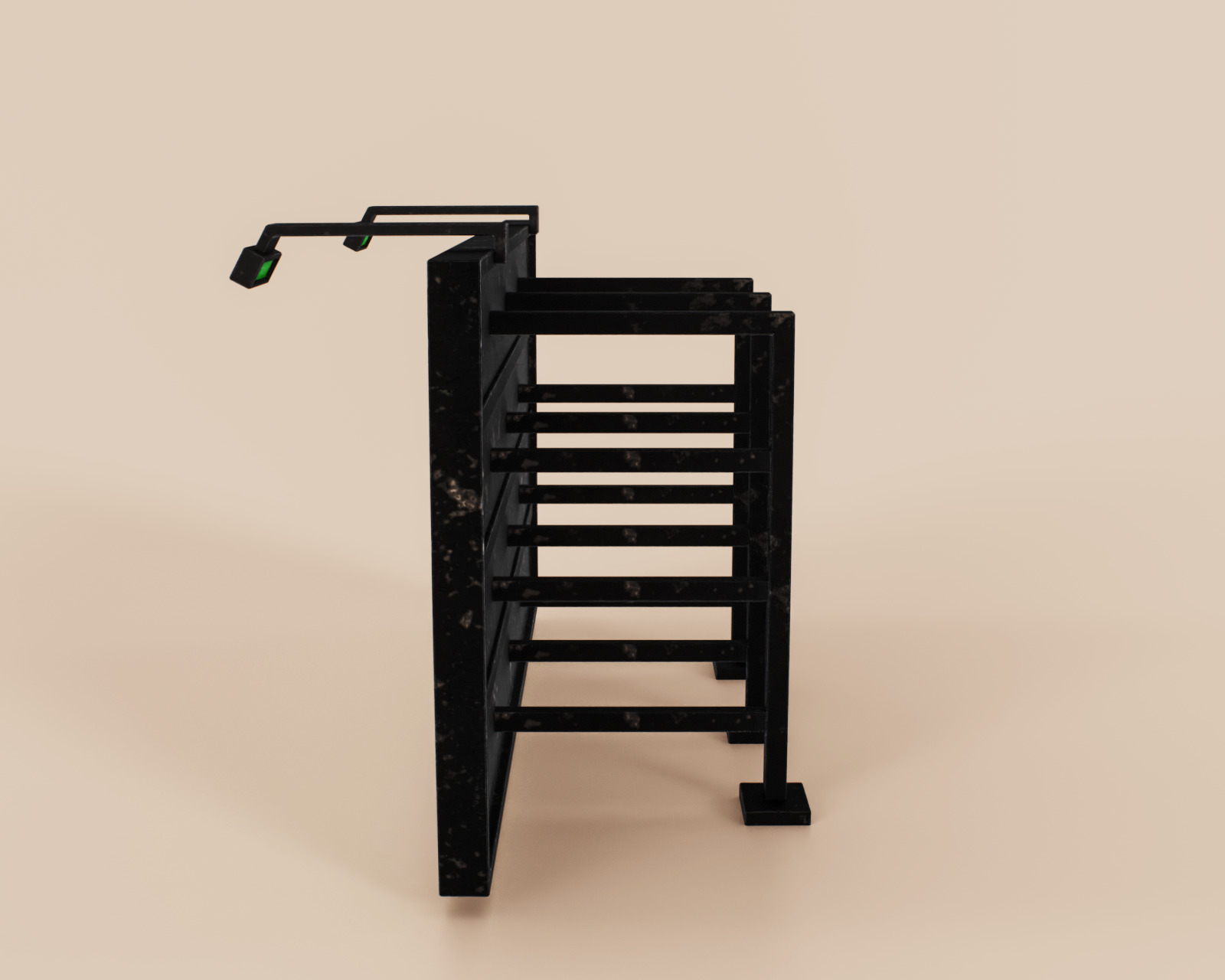 Advertising Billboard Panel Type B Low-poly 3D model_7