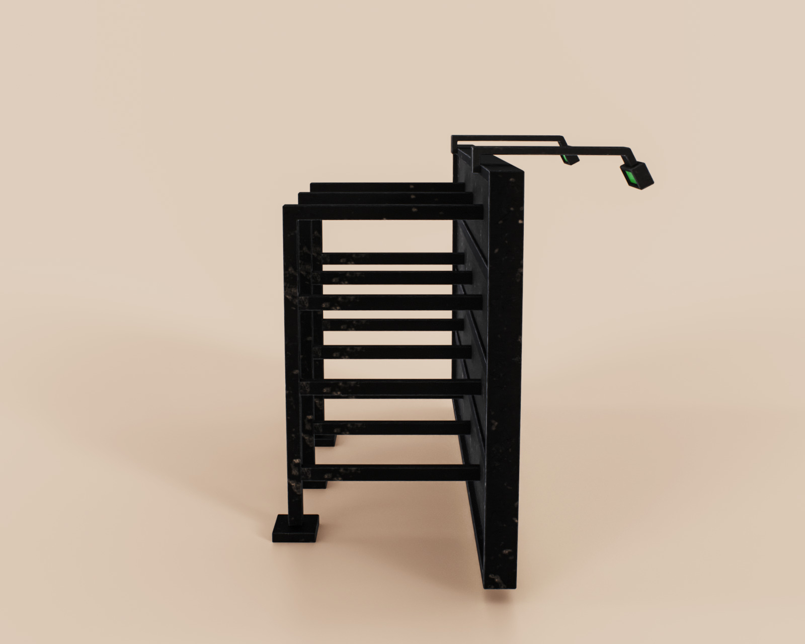 Advertising Billboard Panel Type B Low-poly 3D model_3