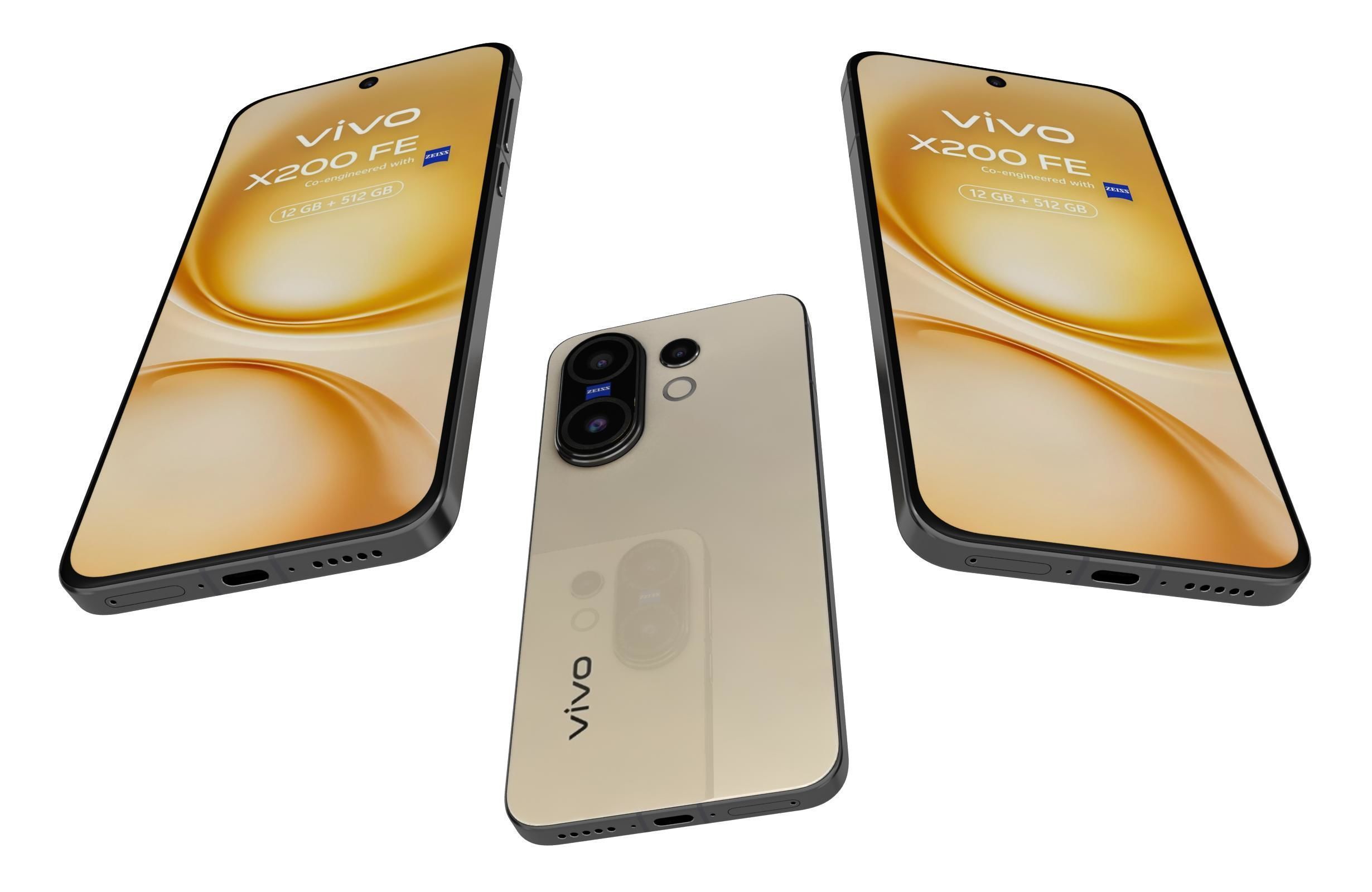 Vivo X200 FE All Colors 3D model_3