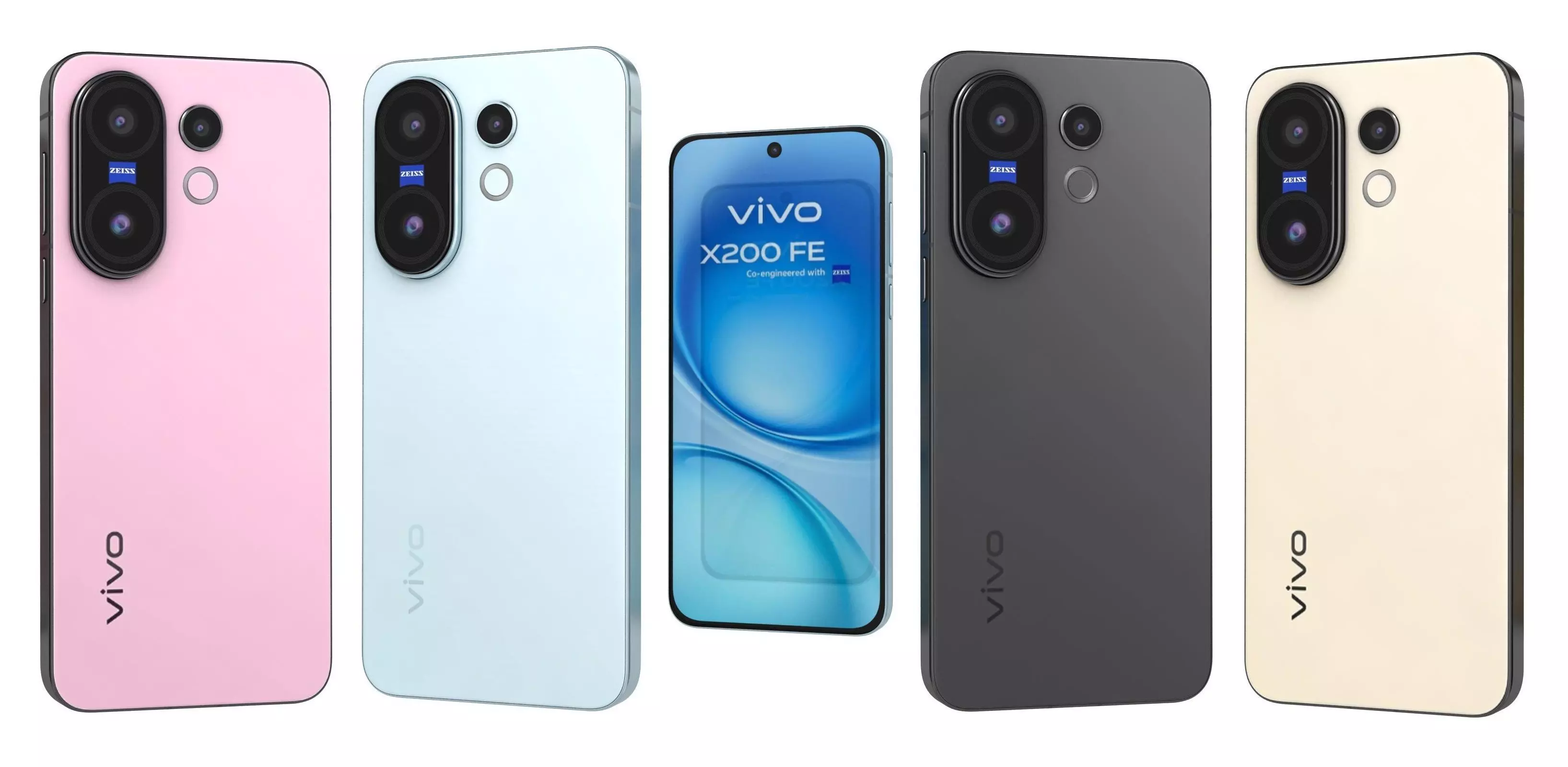 Vivo X200 FE All Colors 3D model_0