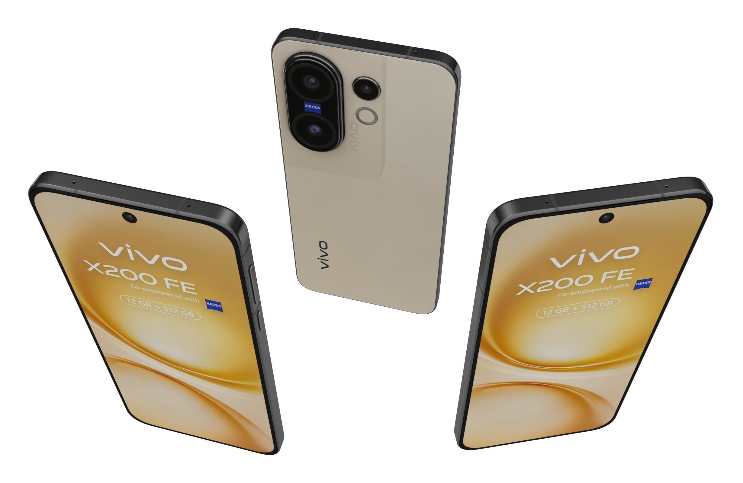 Vivo X200 FE All Colors 3D model_2