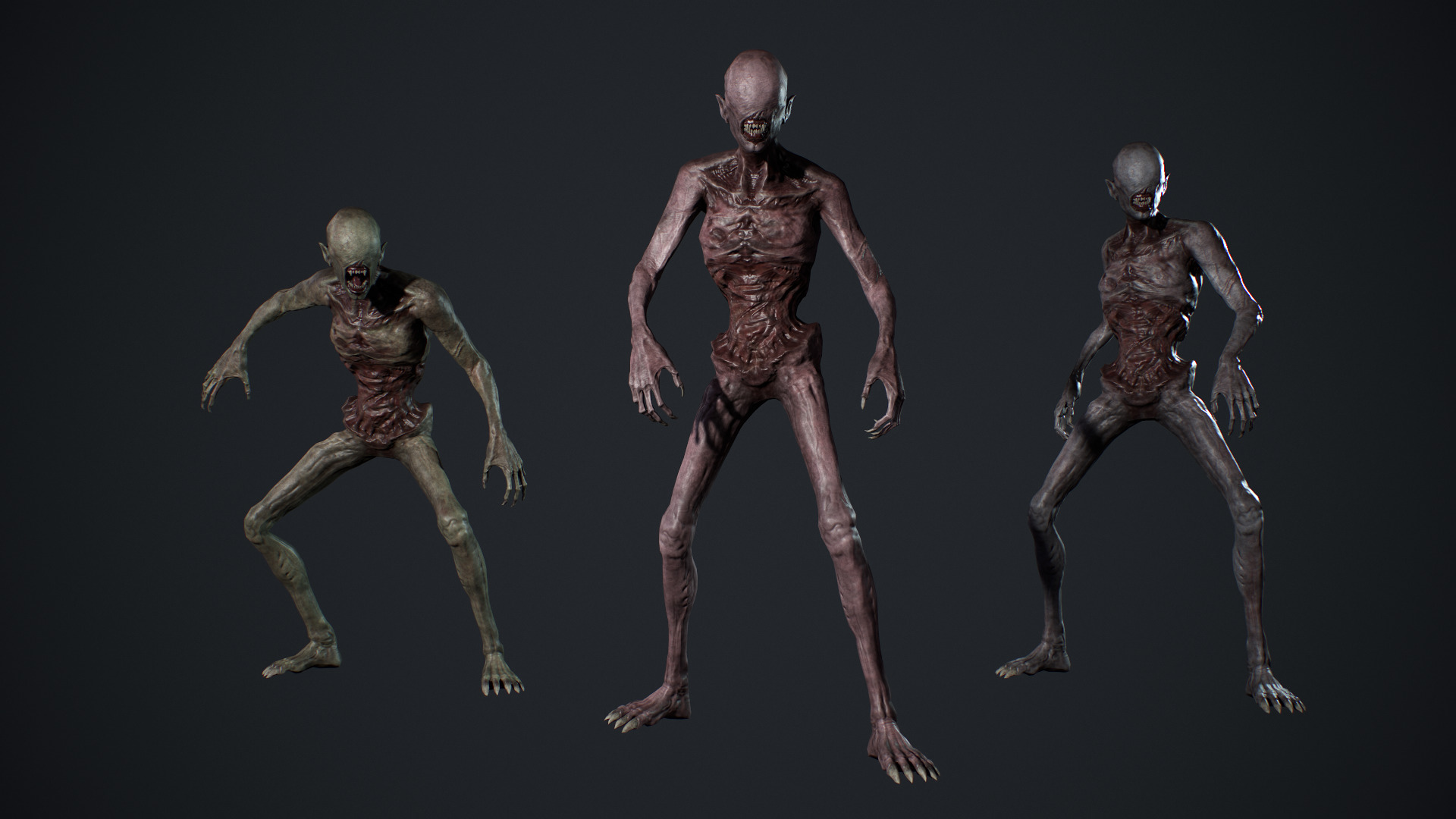 Nightmare Monster pack 3D Model Collection_14