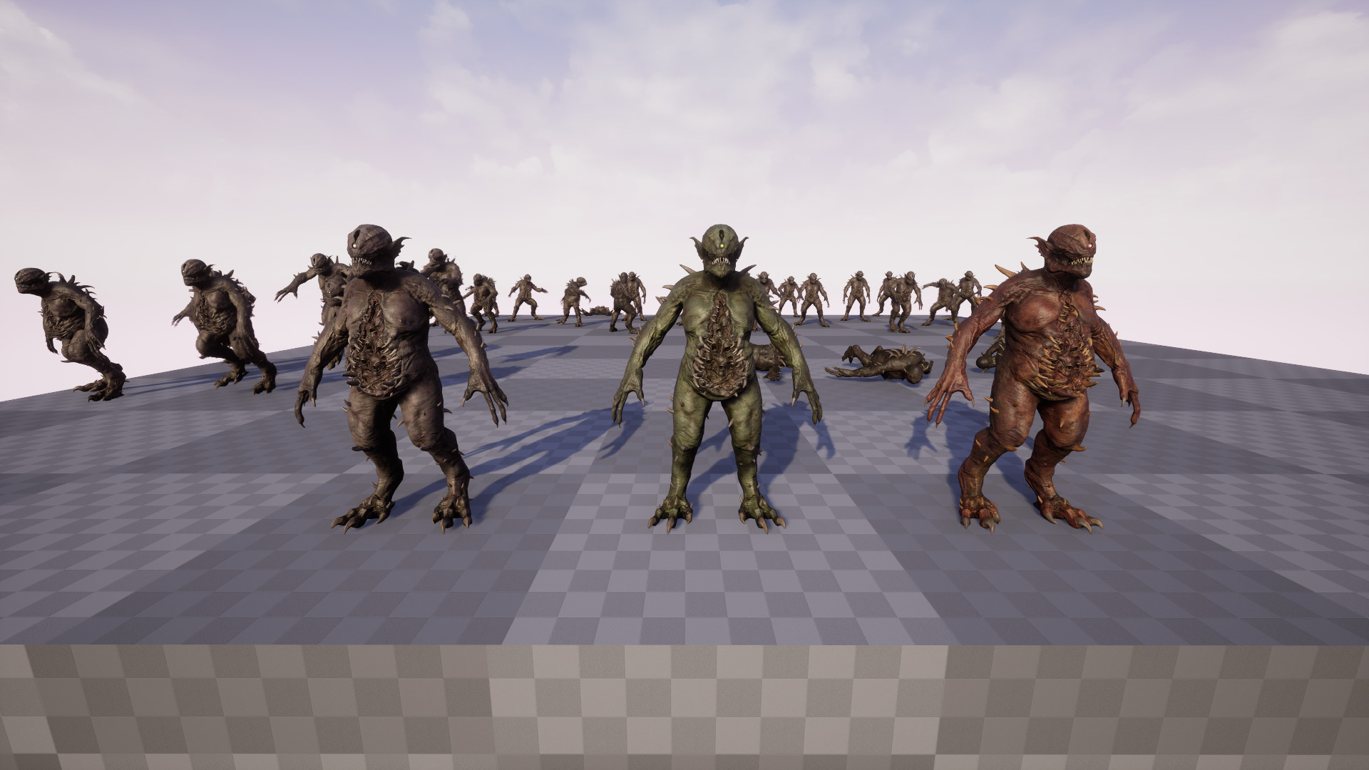 Nightmare Monster pack 3D Model Collection_23