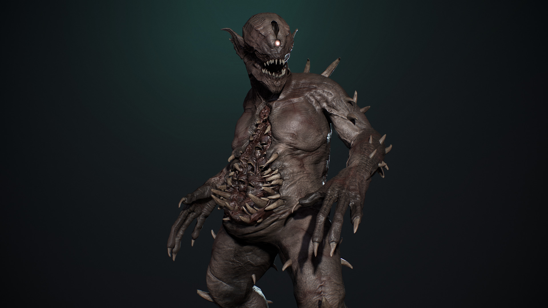 Nightmare Monster pack 3D Model Collection_7