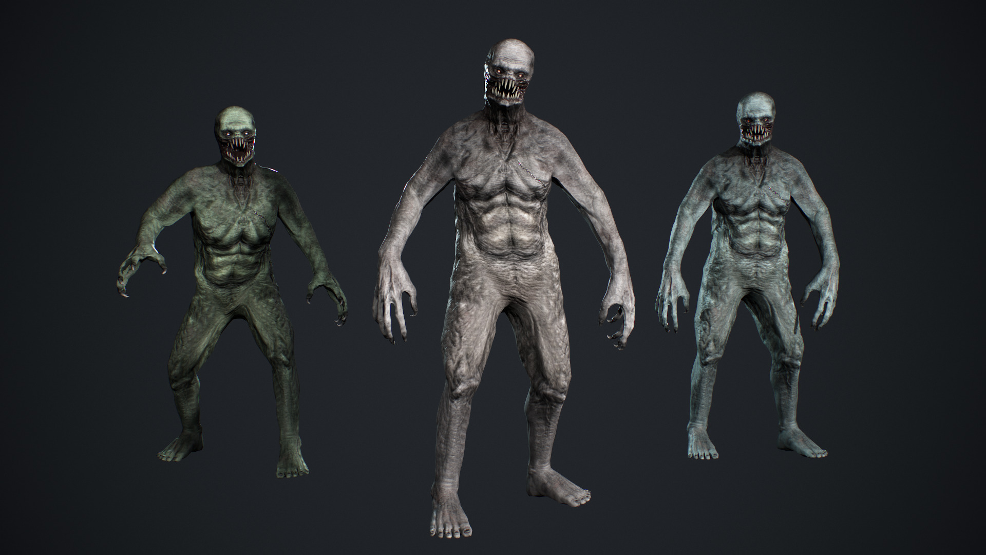 Nightmare Monster pack 3D Model Collection_10