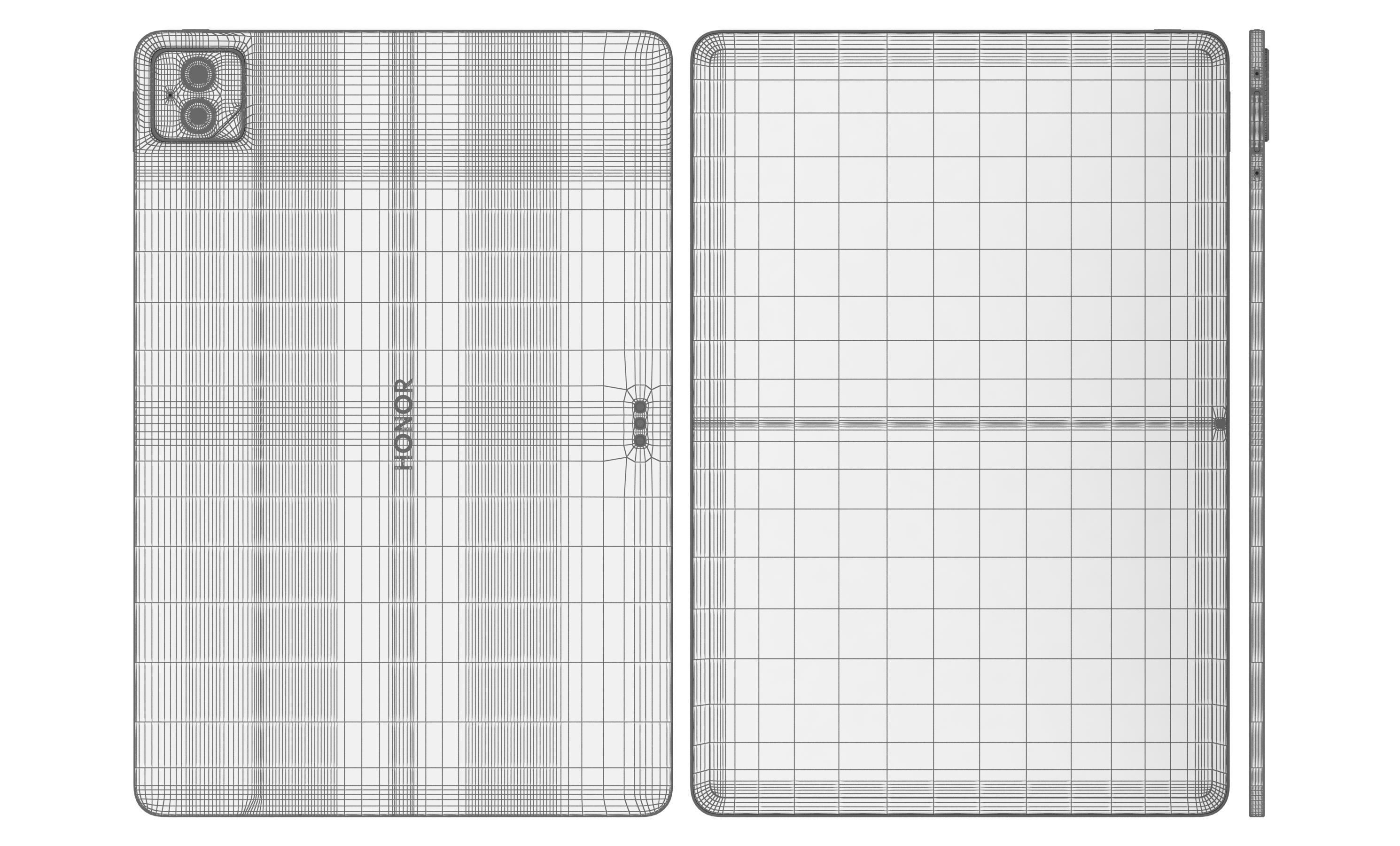 Honor Pad GT2 Pro 12 5 inch Gray And White 3D model_12