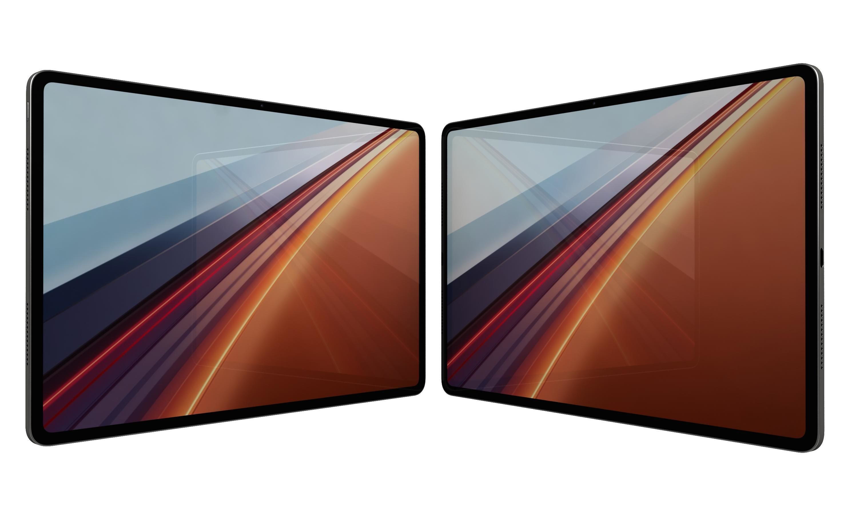 Honor Pad GT2 Pro 12 5 inch Gray And White 3D model_1