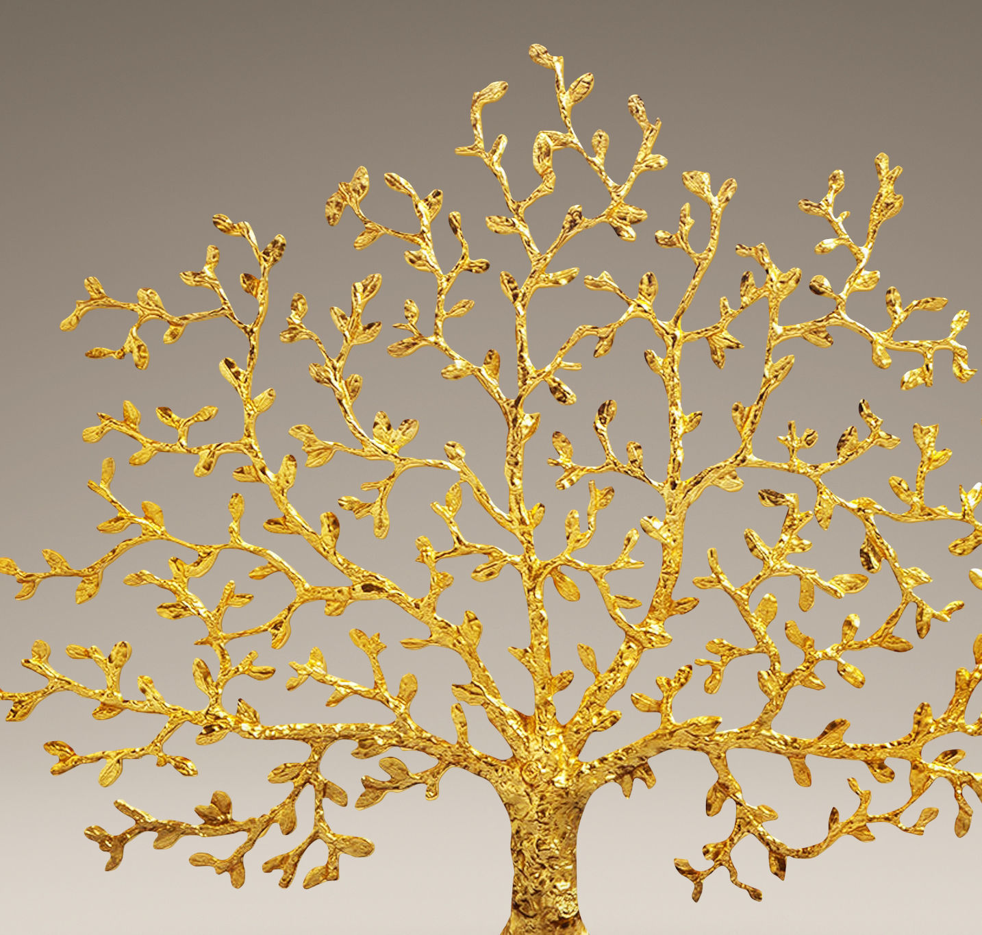 statuette tree 3D model_4