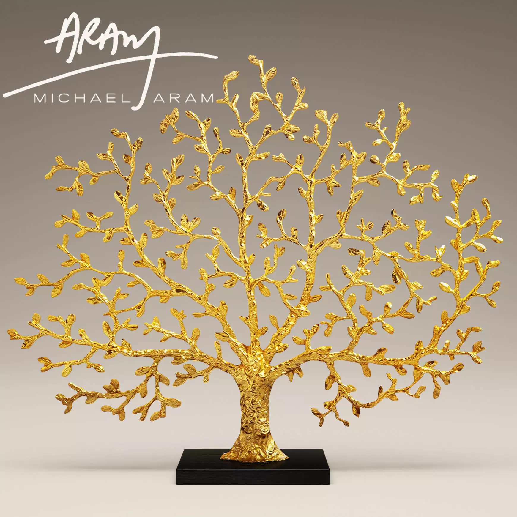 statuette tree 3D model_0