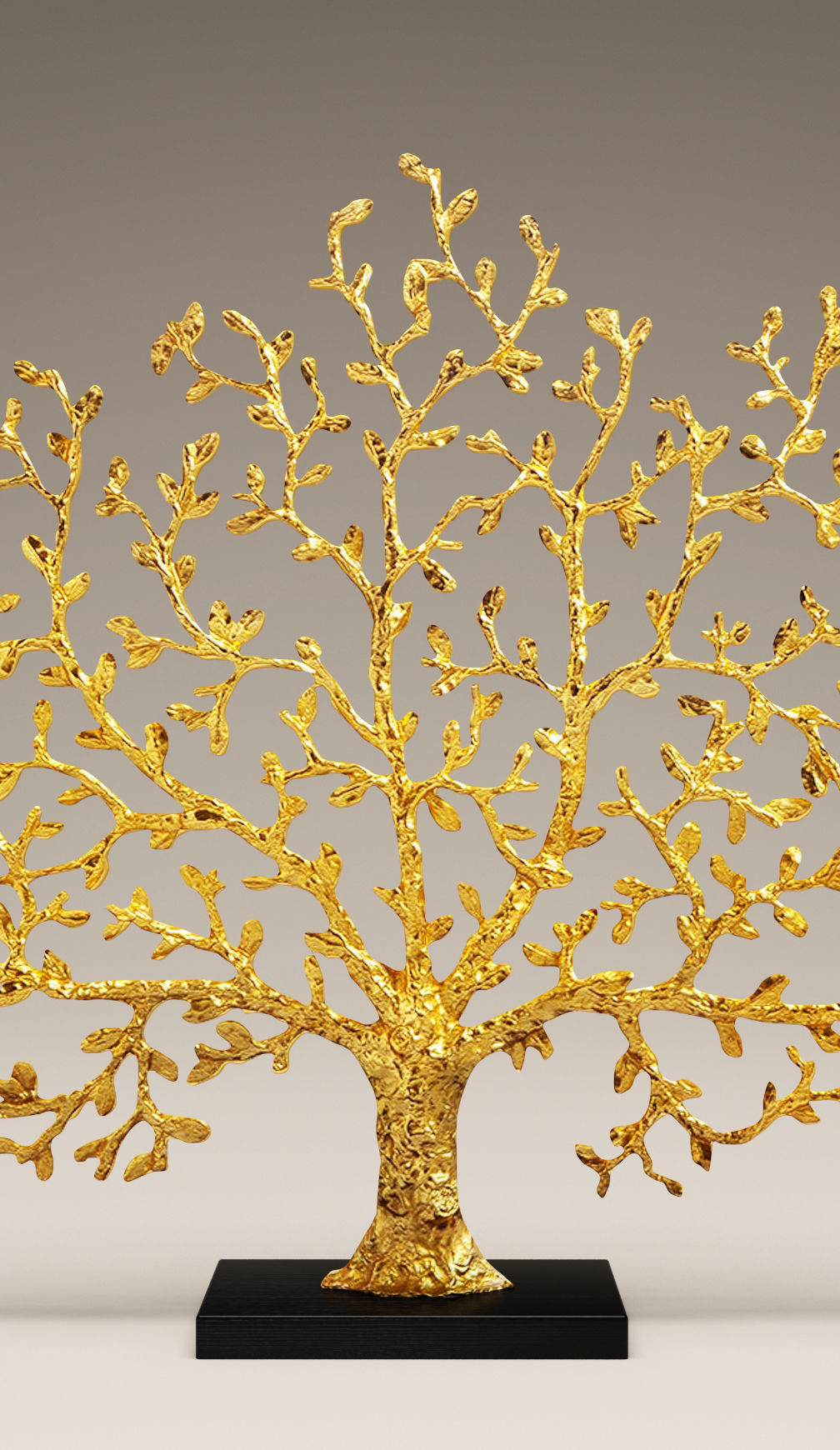 statuette tree 3D model_2