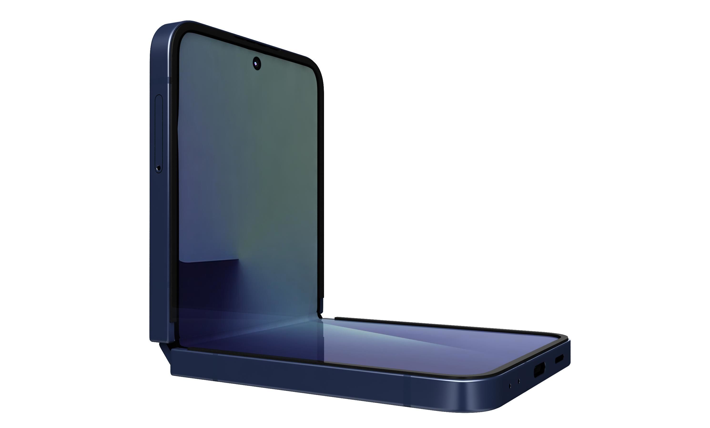 Samsung Galaxy Z Flip7 Blue Shadow 3D model_6