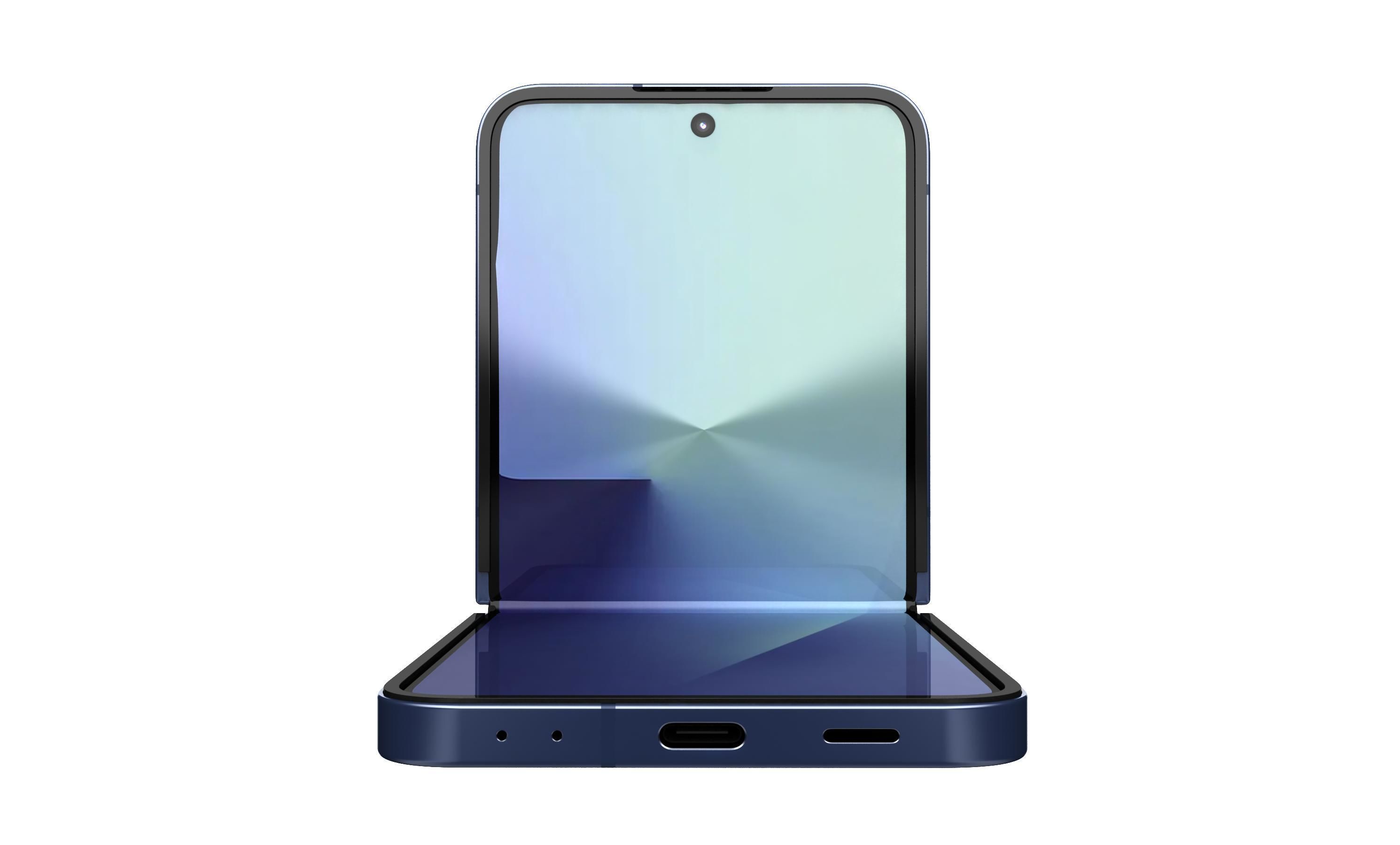 Samsung Galaxy Z Flip7 Blue Shadow 3D model_2