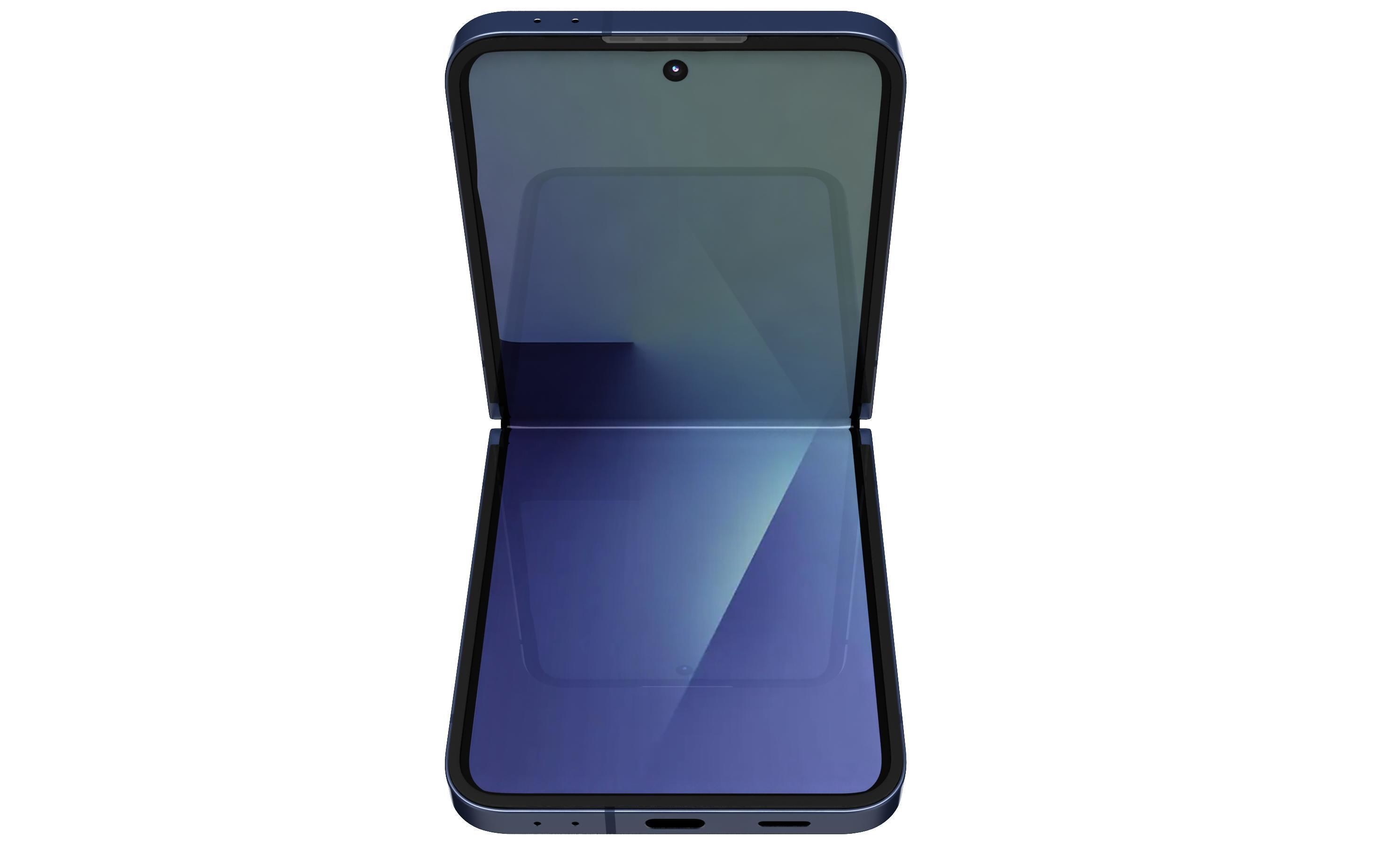 Samsung Galaxy Z Flip7 Blue Shadow 3D model_9