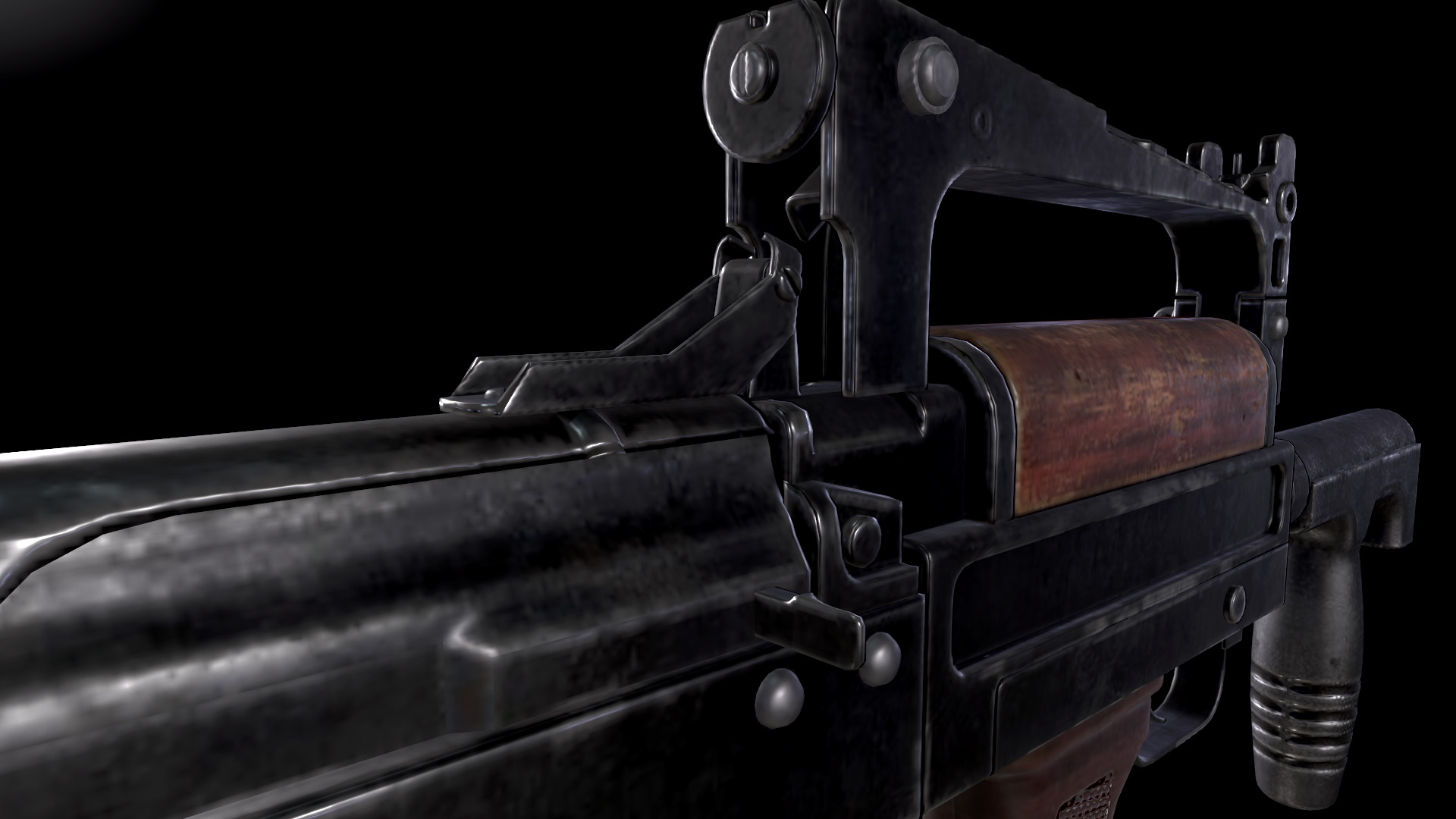 GROZA Rifle Low-poly 3D model_7