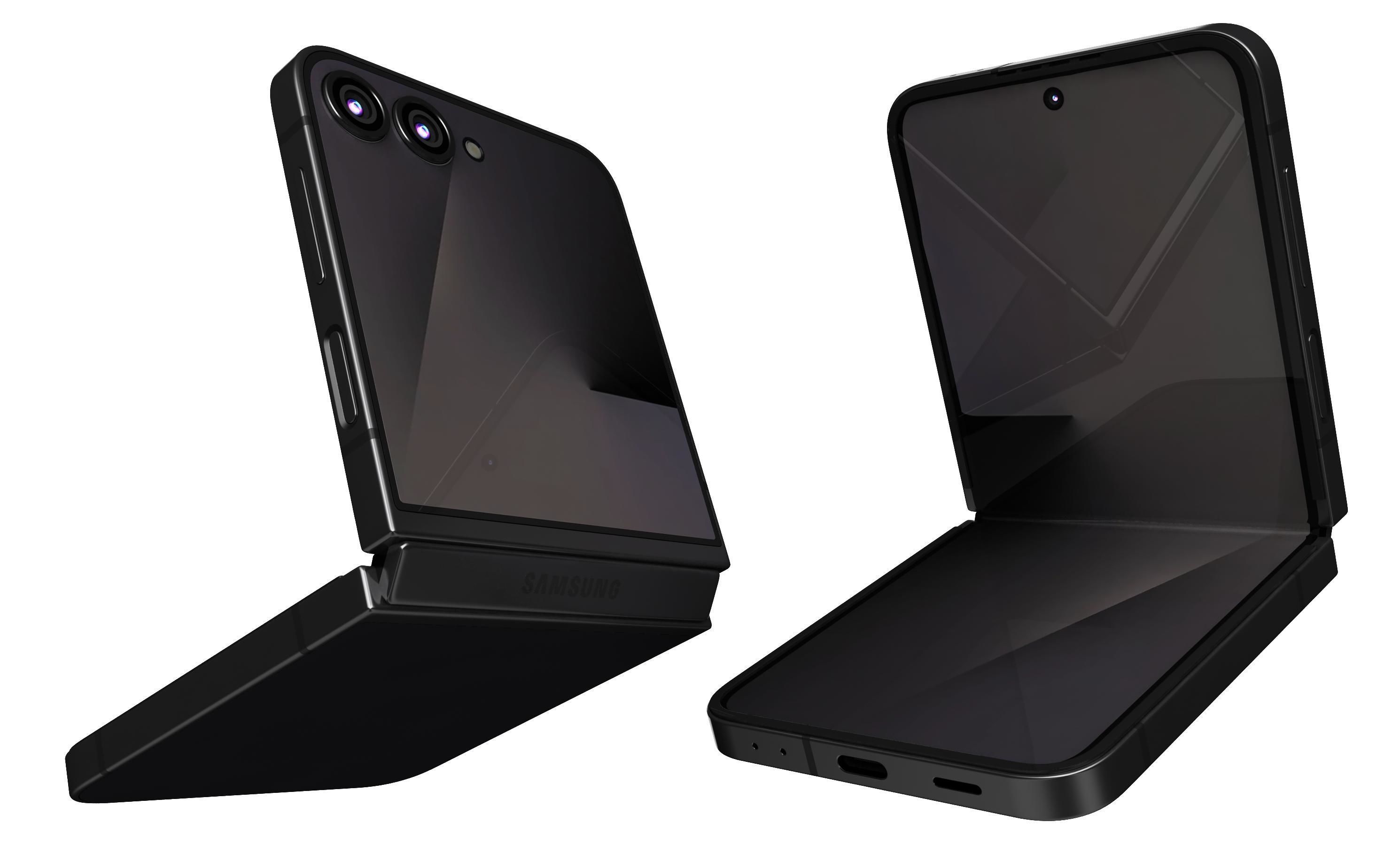 Samsung Galaxy Z Flip7 Jetblack 3D model_3