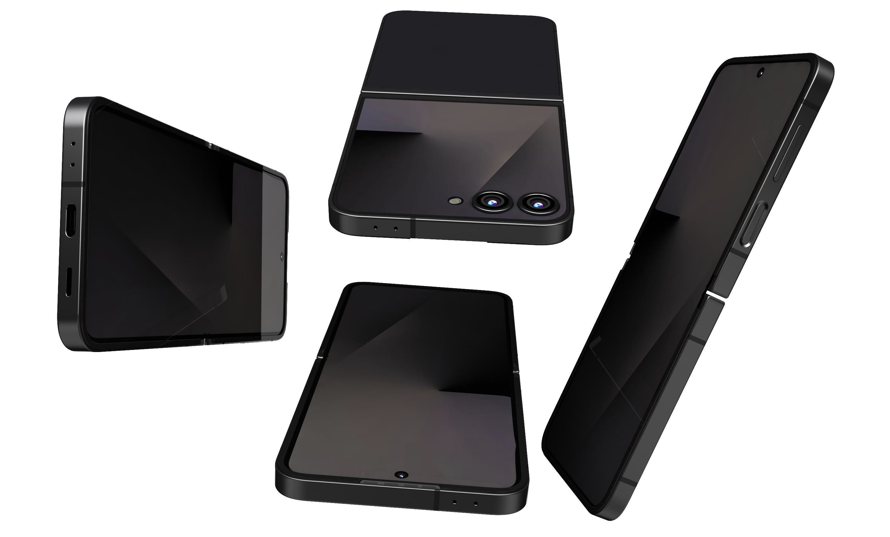 Samsung Galaxy Z Flip7 Jetblack 3D model_12