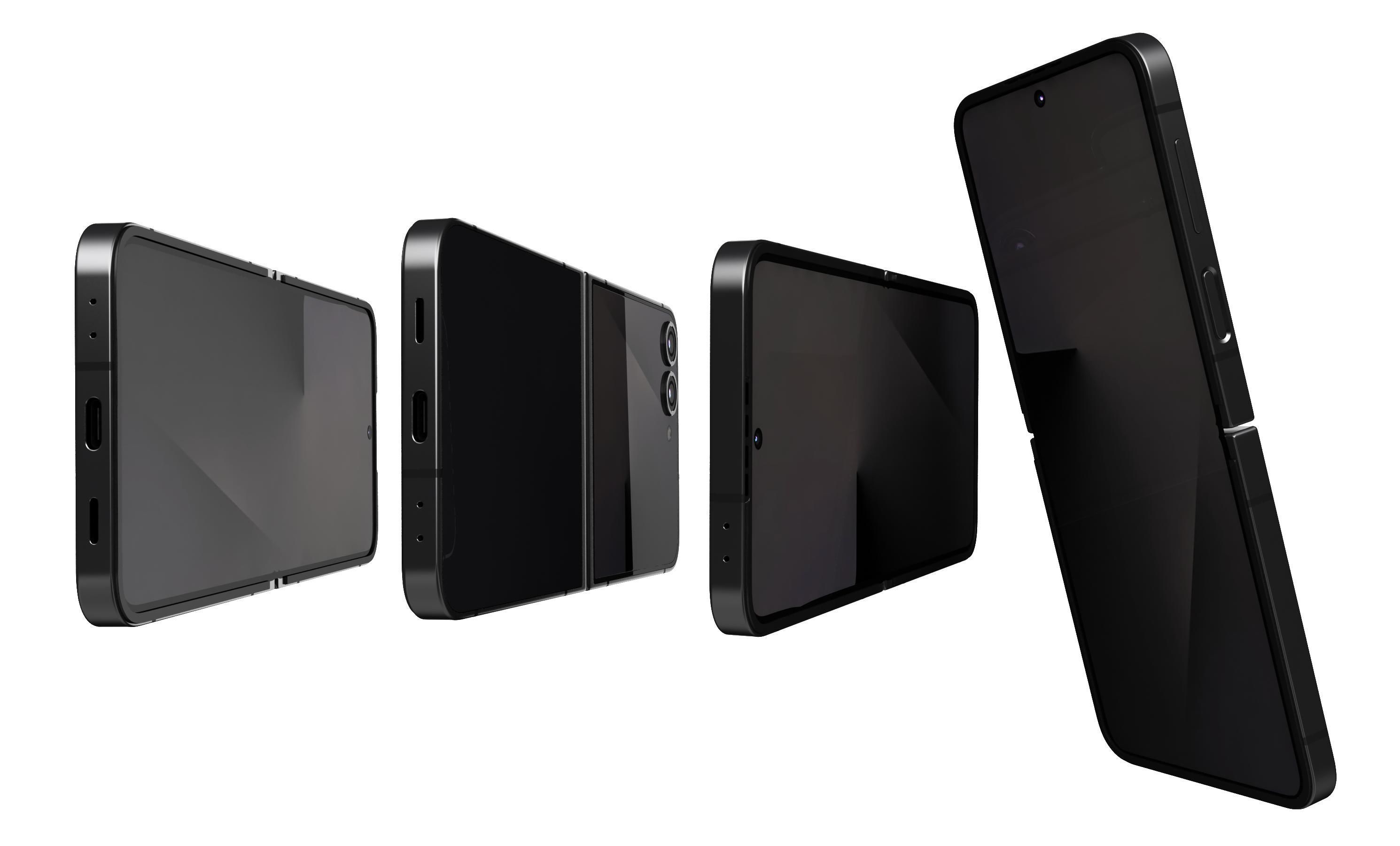 Samsung Galaxy Z Flip7 Jetblack 3D model_11