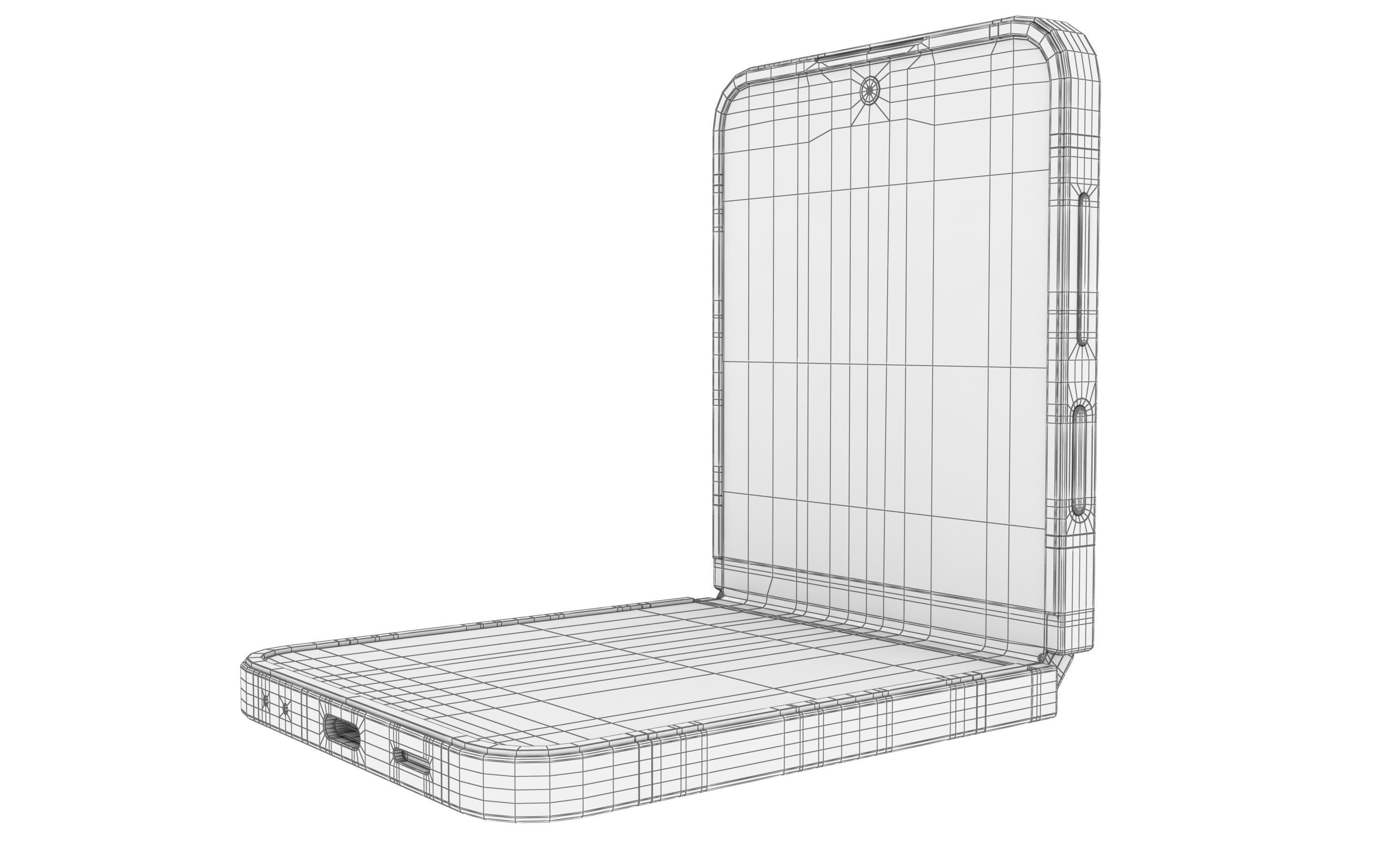 Samsung Galaxy Z Flip7 Jetblack 3D model_21