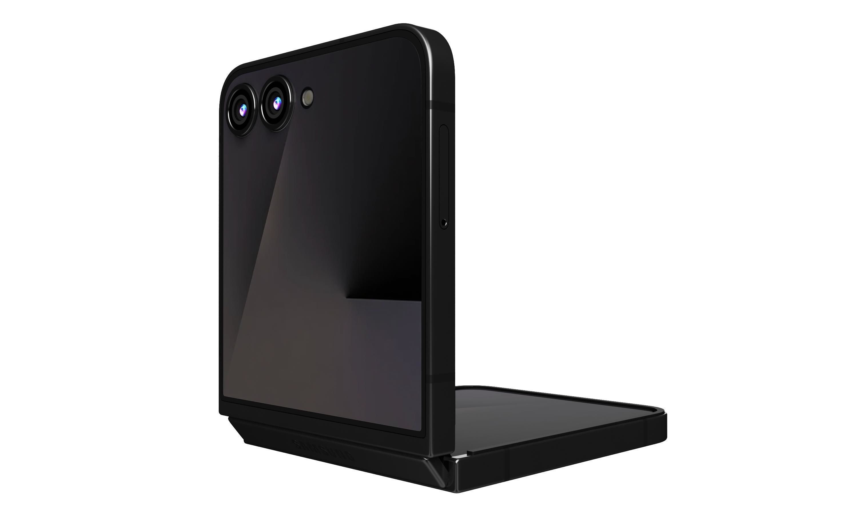 Samsung Galaxy Z Flip7 Jetblack 3D model_6
