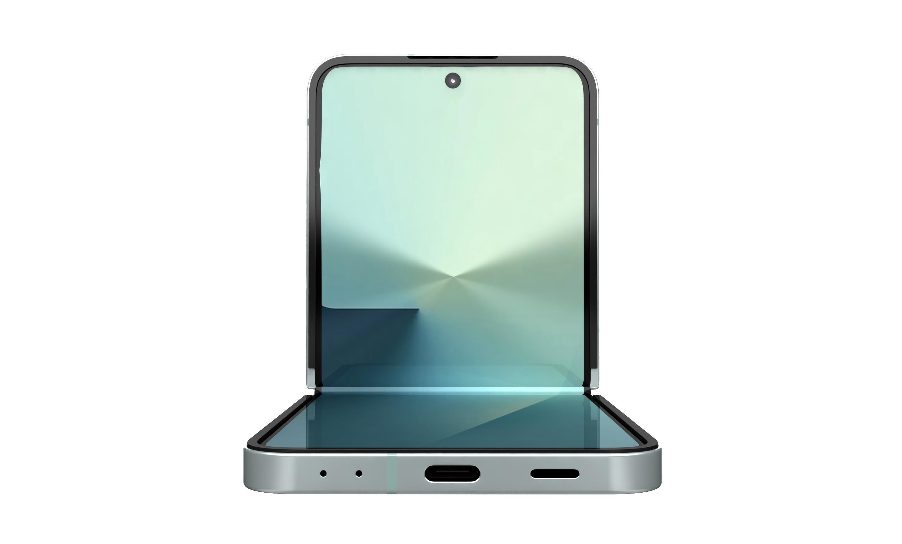 Samsung Galaxy Z Flip7 Mint 3D model_1