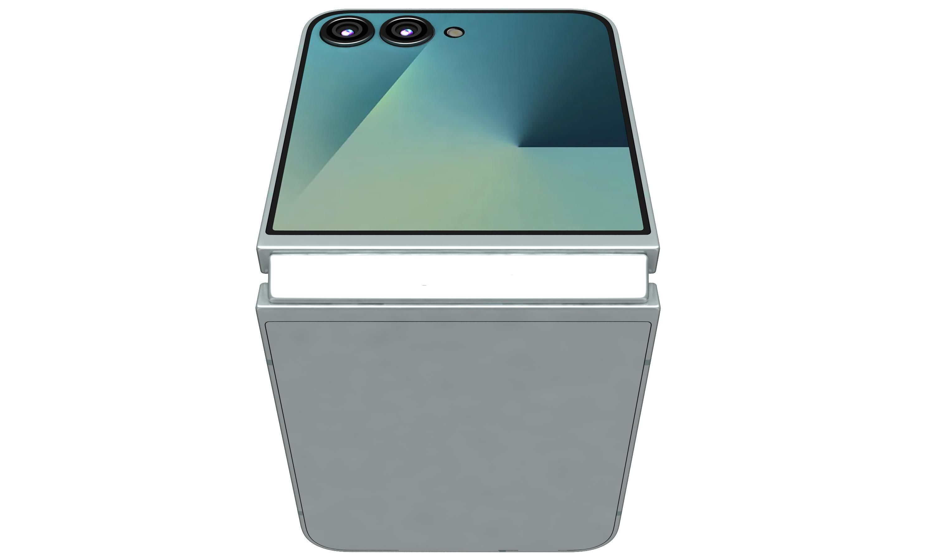 Samsung Galaxy Z Flip7 Mint 3D model_10