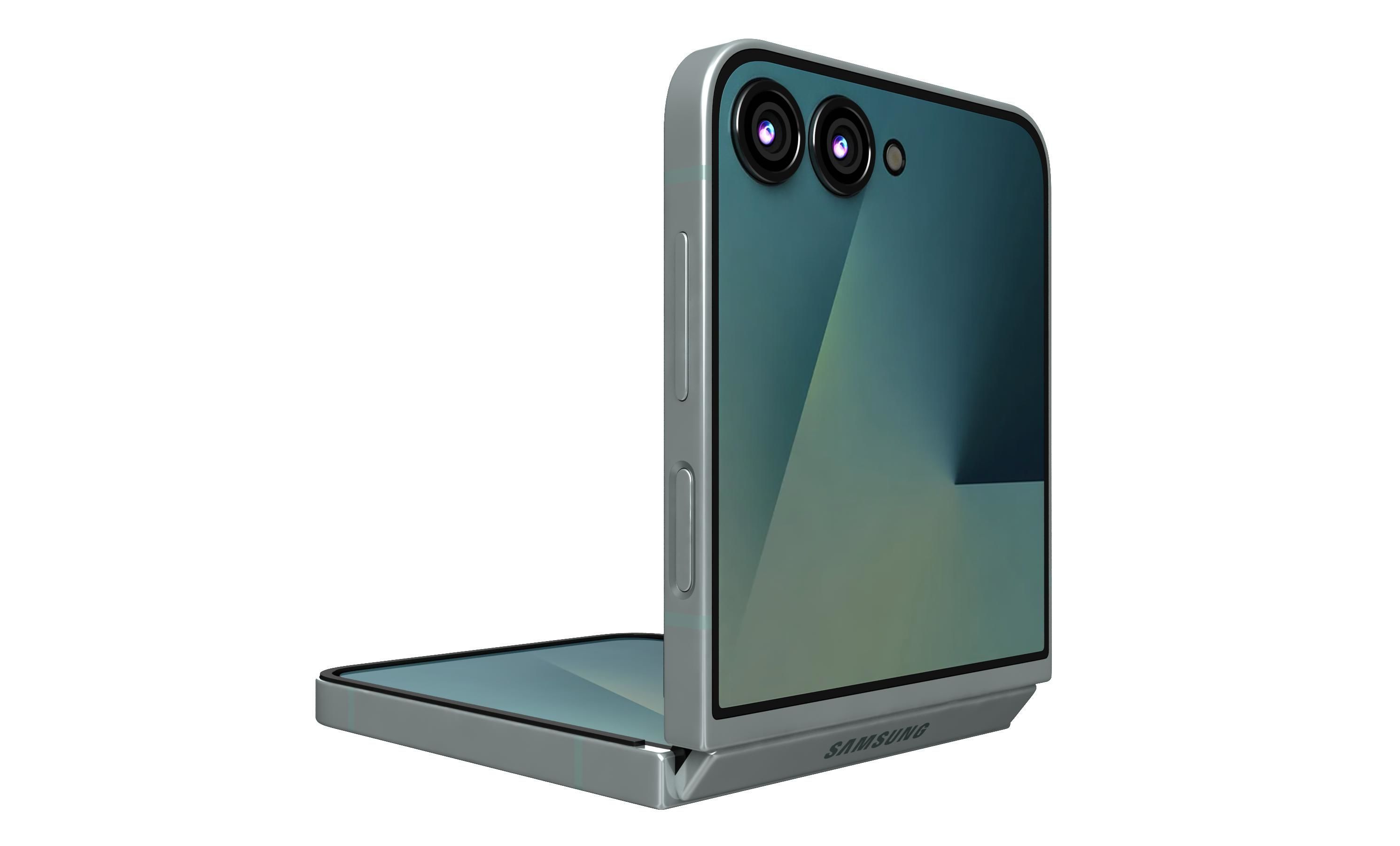 Samsung Galaxy Z Flip7 Mint 3D model_7