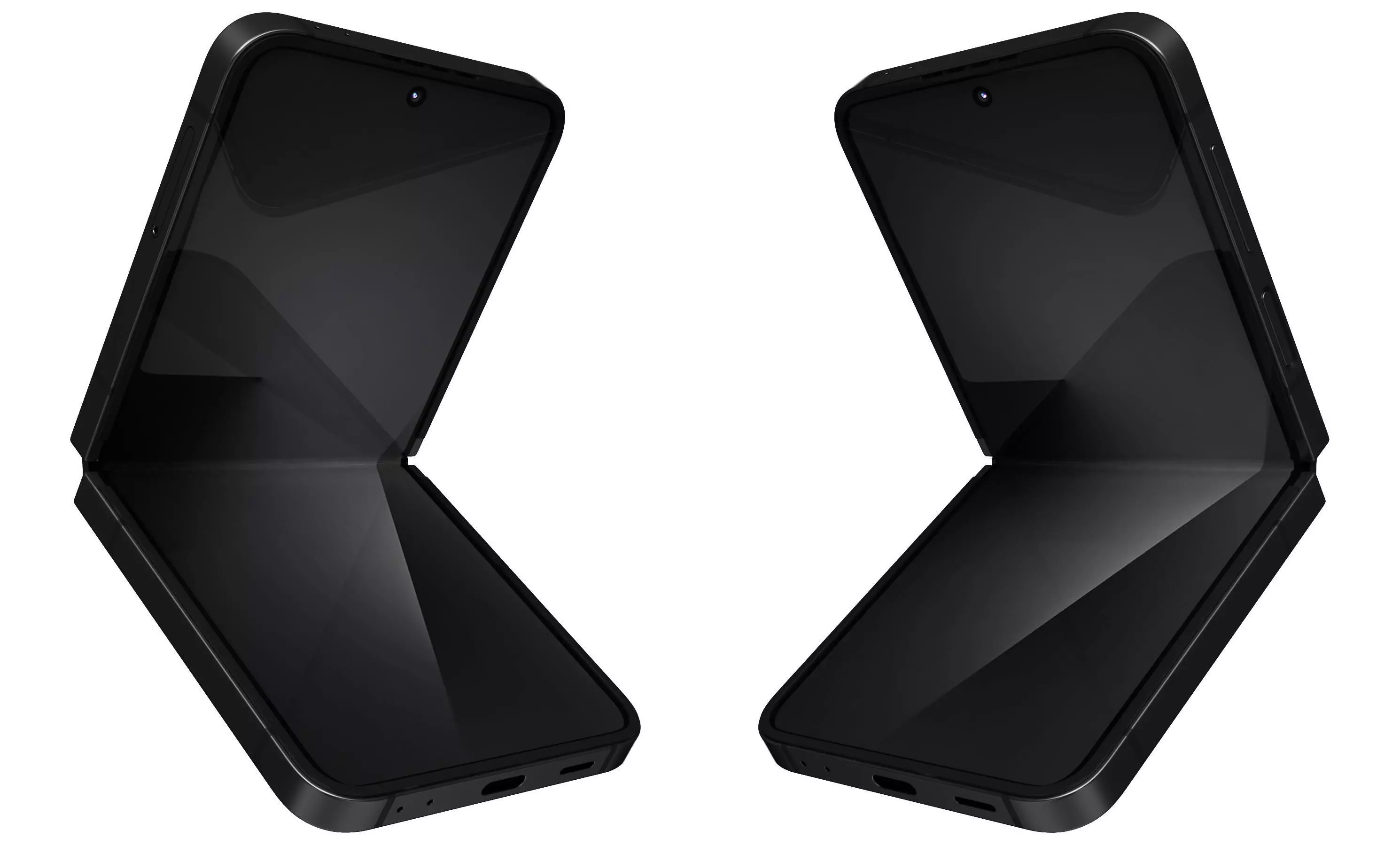 Samsung Galaxy Z Flip7 FE Black 3D model_0