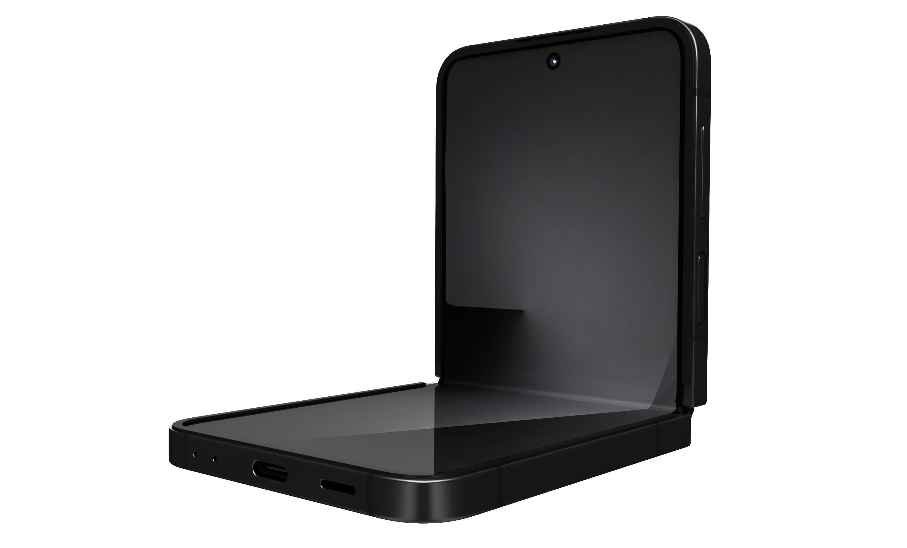 Samsung Galaxy Z Flip7 FE Black 3D model_6