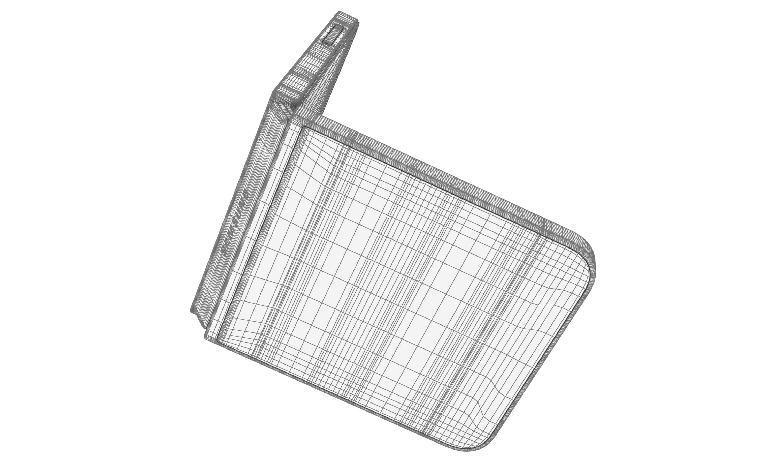 Samsung Galaxy Z Flip7 FE Black 3D model_19