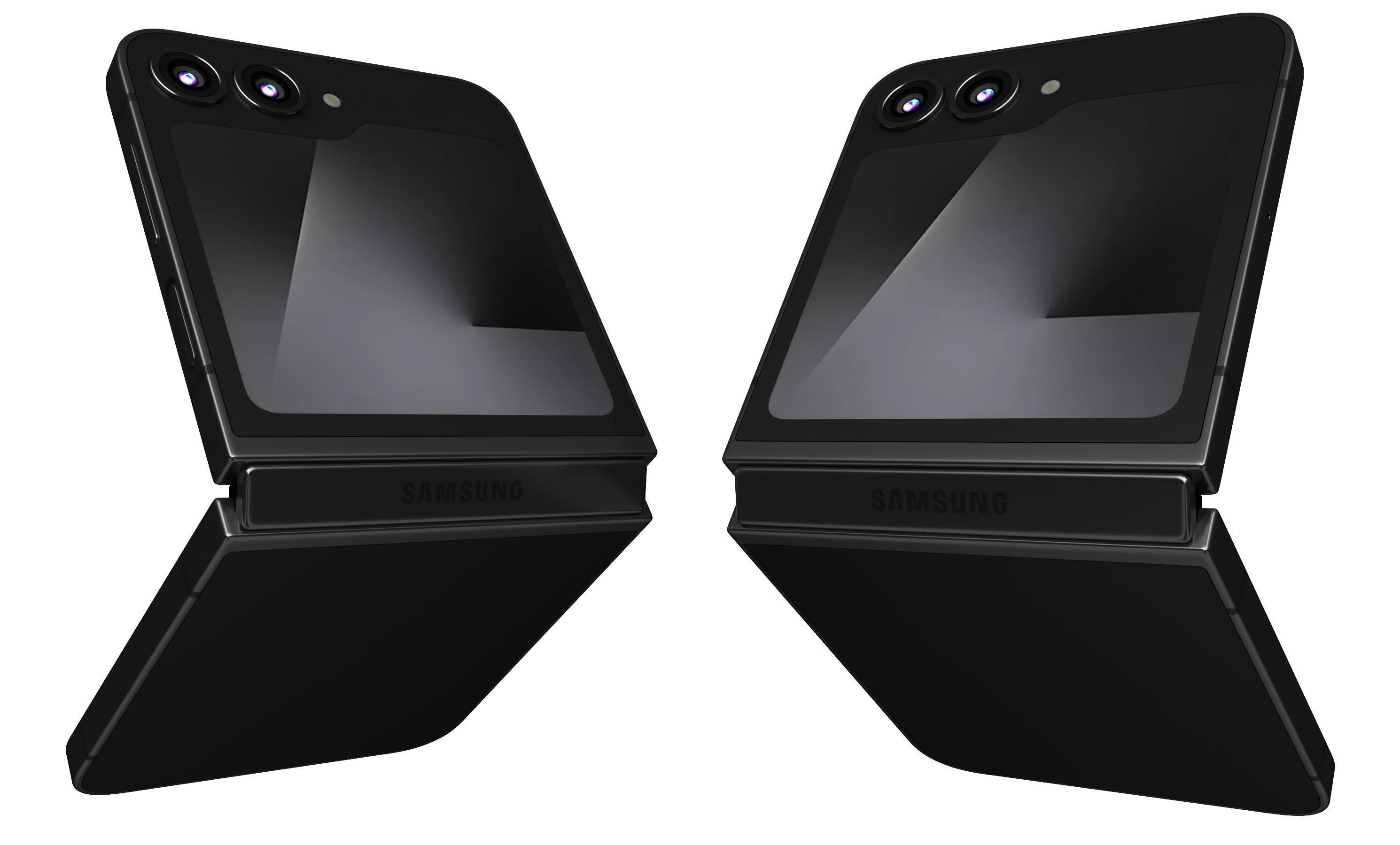 Samsung Galaxy Z Flip7 FE Black 3D model_3