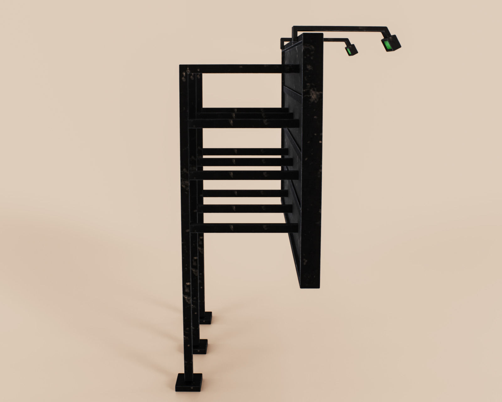 Advertising Billboard Panel Type C Low-poly 3D model_3