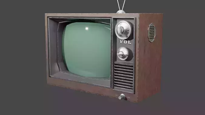 Vintage TV Retro Old Television