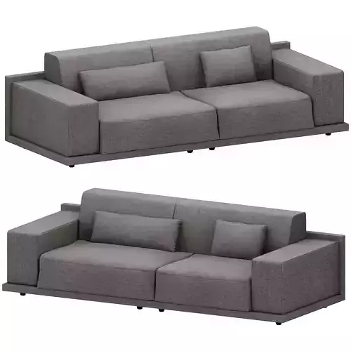 Modern Block Sofa 3D Model