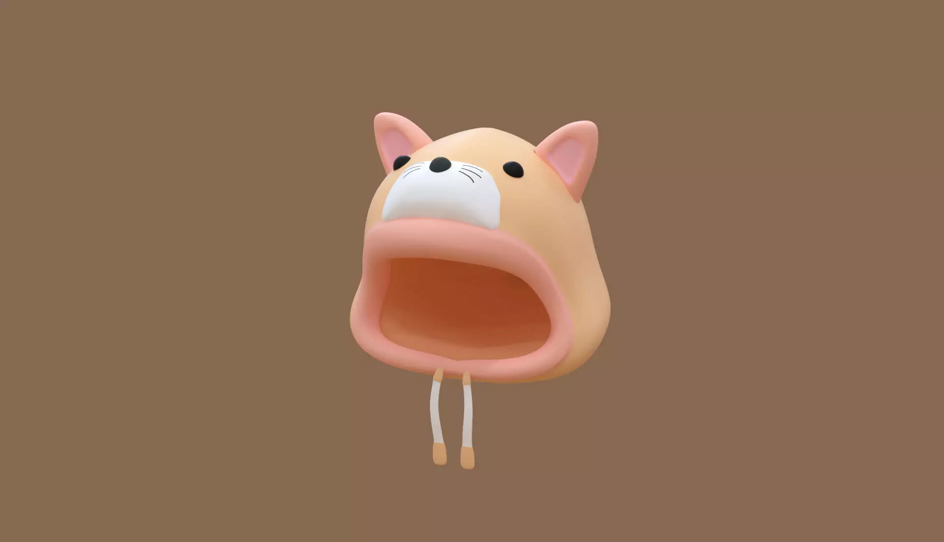 Cat Hat Low-poly 3D model_0