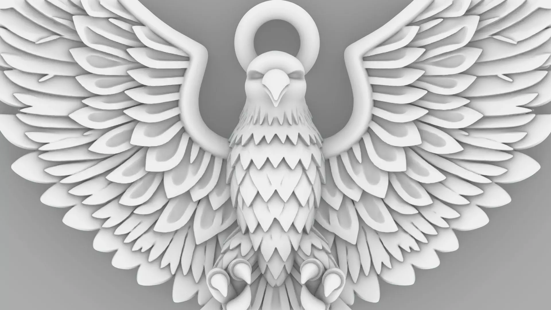 Eagle Medal Free 3D print model
