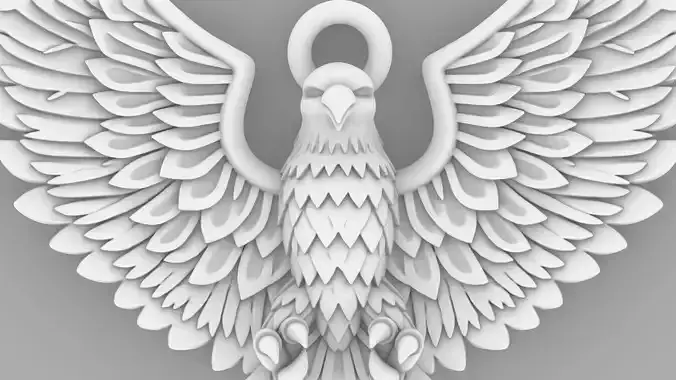 Eagle Medal Free 3D print model