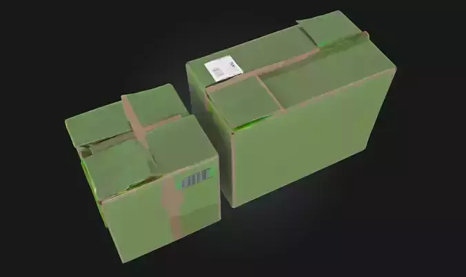 Packages Duo  Everyday Parcel Set for Realistic Environments