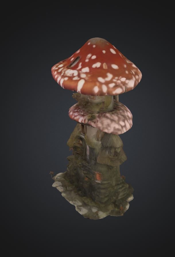 Mushroom Toxic DND Dice Tower - Mushroom Toxic Dice Tower 3D print model_18