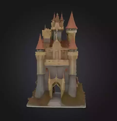 Medieval Castle DND Dice Tower - Medieval Castle Dice Tower  3D print model