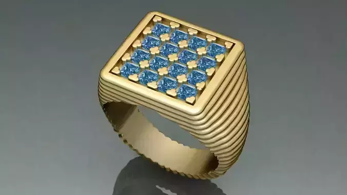 layer on layer square ring