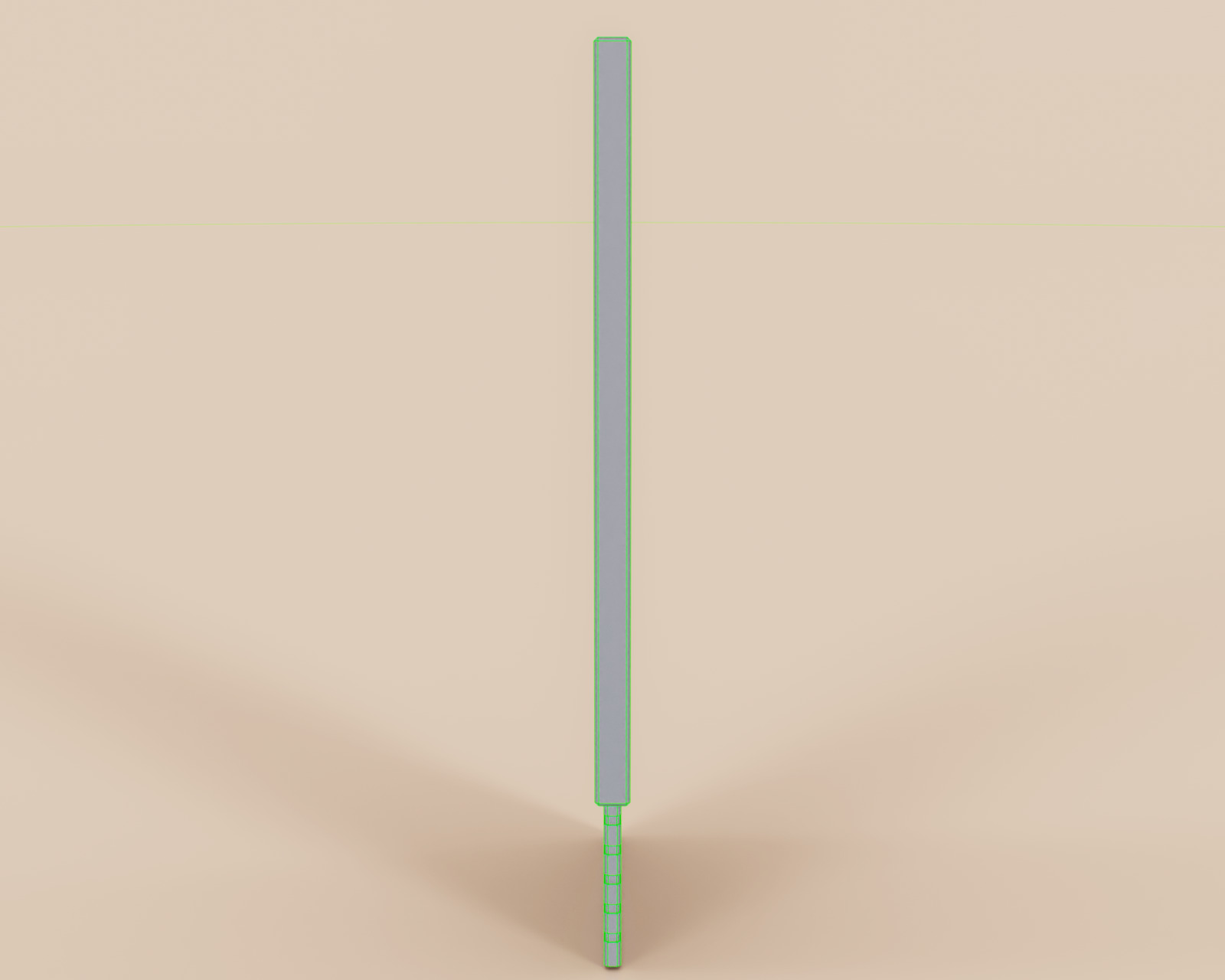 Advertising Billboard Vitrine Panel Low-poly 3D model_15