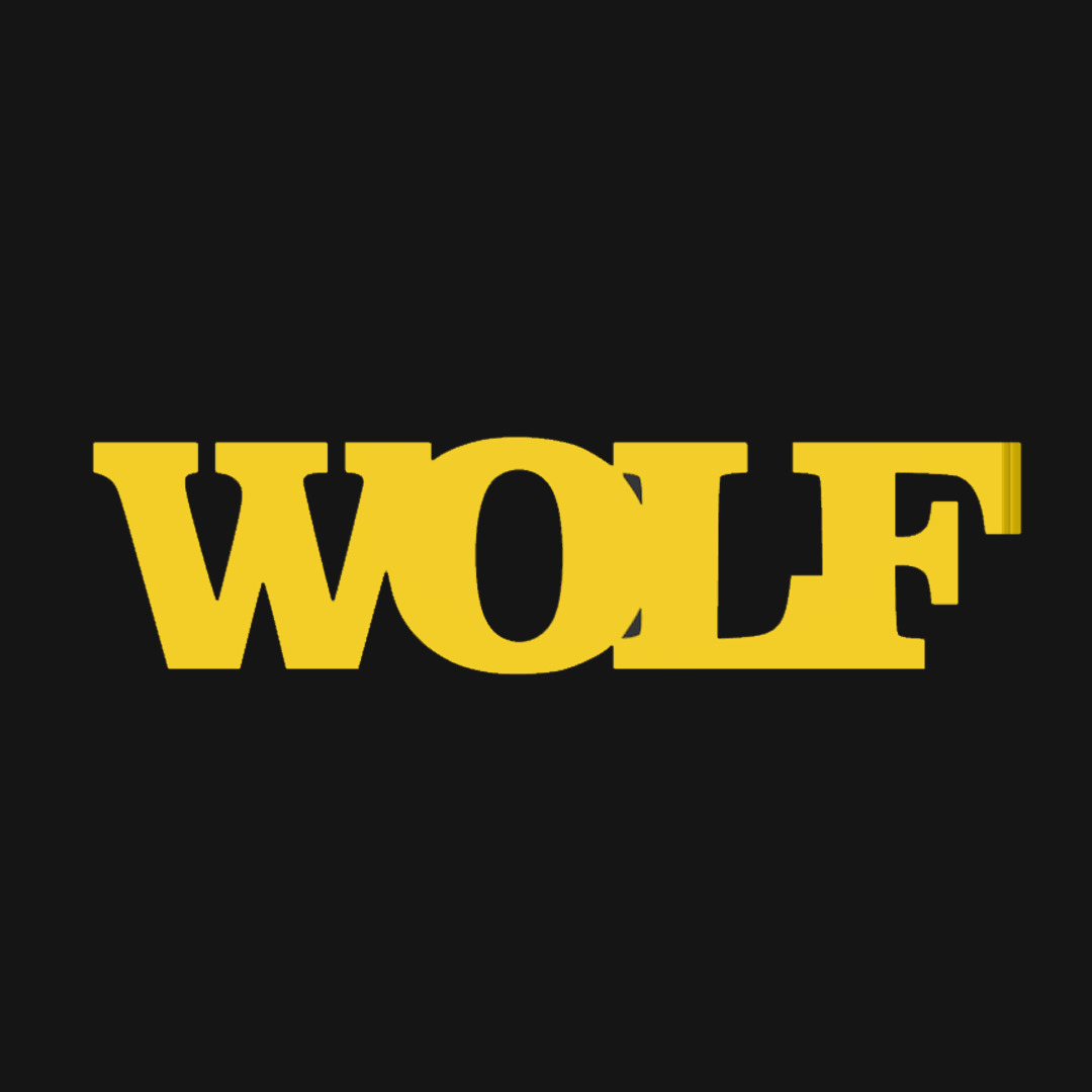 Wolf - Text Flip 3D print model_1