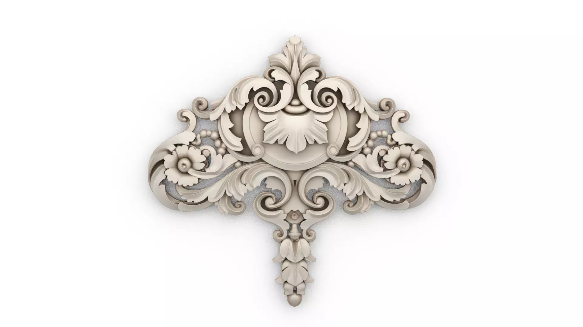 carved classic decorative ornament cnc 3d printing stl 12 3D model_0