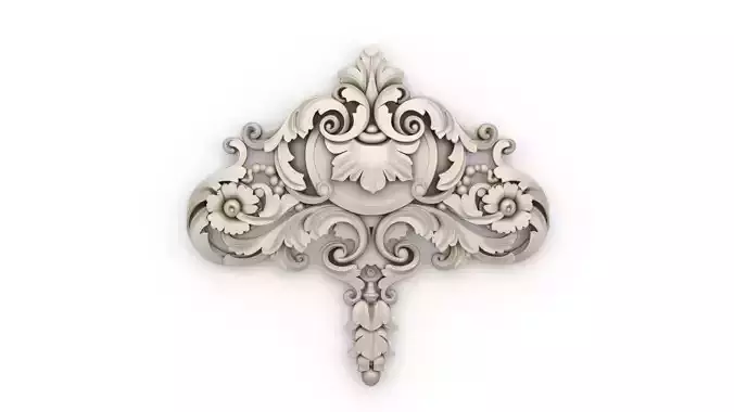 carved classic decorative ornament cnc 3d printing stl 12