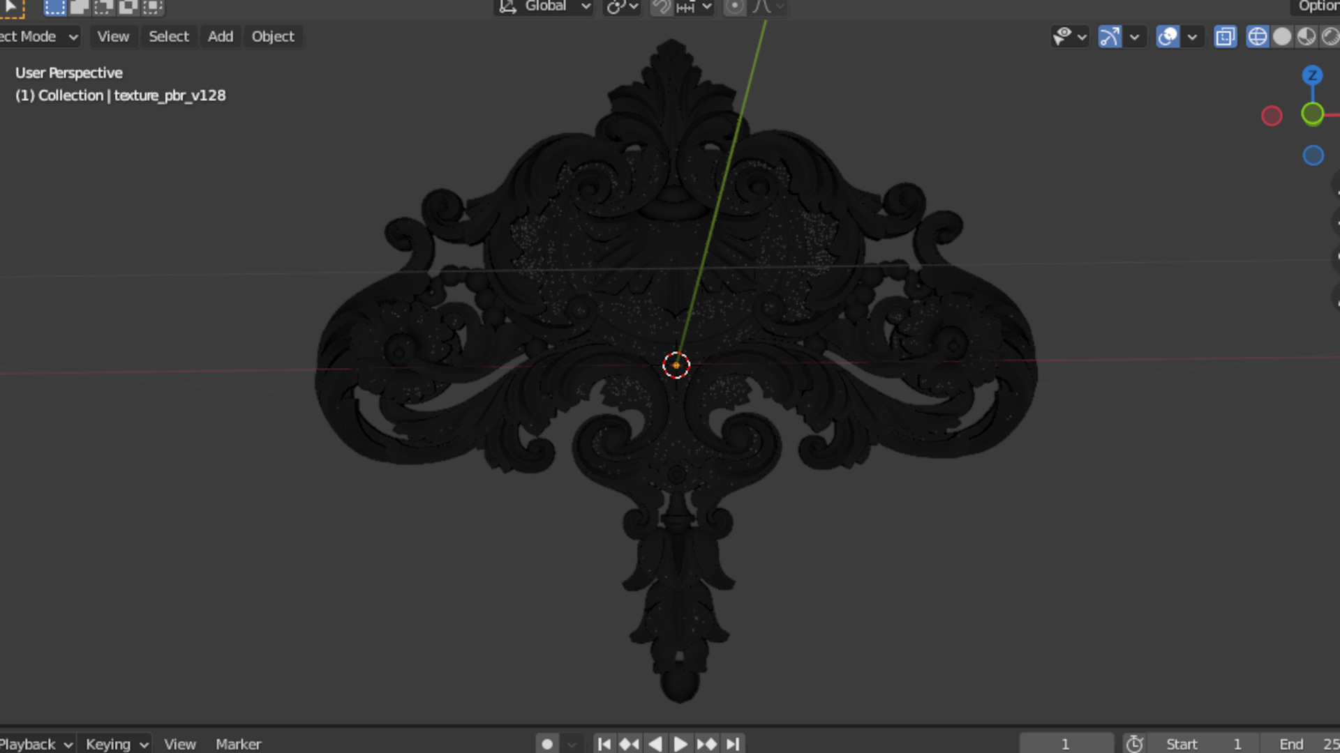 carved classic decorative ornament cnc 3d printing stl 12 3D model_8